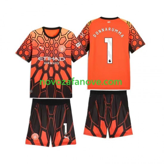 Nogometni Dres Manchester City Gianluigi Donnarumma 1 Golmanski Dječji Treći 2026-2027 Kratkih Rukava
