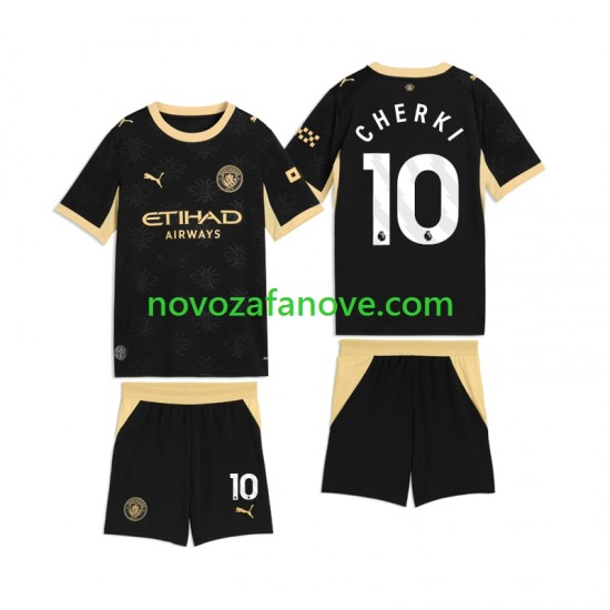 Nogometni Dres Manchester City Rayan Cherki 10 Dječji Gostujući 2026-2027 Kratkih Rukava
