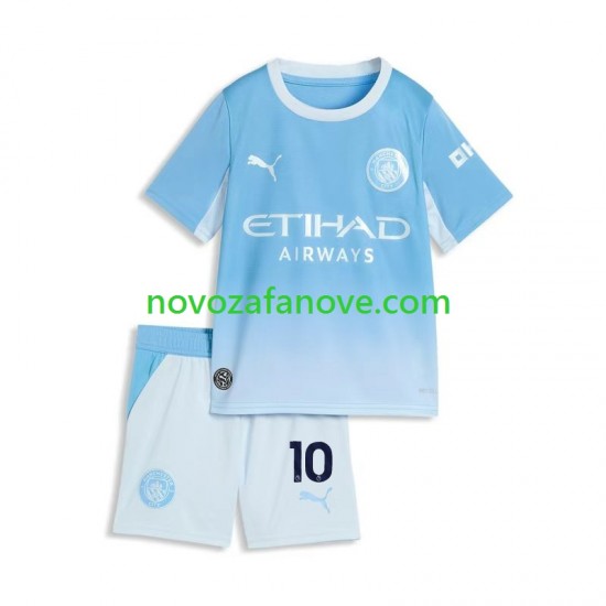 Nogometni Dres Manchester City Rayan Cherki 10 Dječji Domaći 2026-2027 Kratkih Rukava