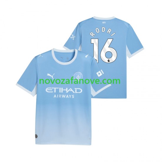 Nogometni Dres Manchester City Rodri 16 Muški Domaći 2026-2027 Kratkih Rukava