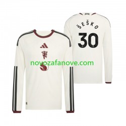 Nogometni Dres Manchester United Benjamin Sesko 30 Muški Treći 2026-2027 Dugim Rukavima