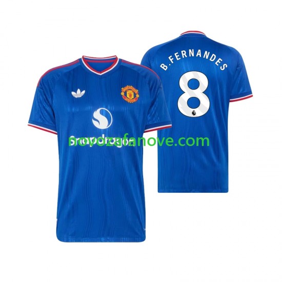 Nogometni Dres Manchester United Bruno Fernandes 8 Muški Gostujući 2026-2027 Kratkih Rukava