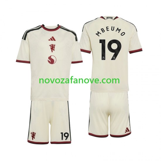 Nogometni Dres Manchester United Bryan Mbeumo 19 Dječji Treći 2026-2027 Kratkih Rukava