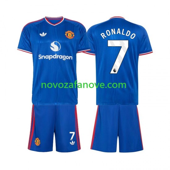 Nogometni Dres Manchester United Cristiano Ronaldo 7 Dječji Gostujući 2026-2027 Kratkih Rukava
