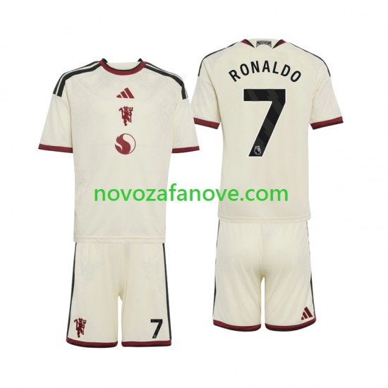 Nogometni Dres Manchester United Cristiano Ronaldo 7 Dječji Treći 2026-2027 Kratkih Rukava