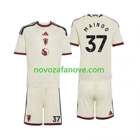 Nogometni Dres Manchester United Kobbie Mainoo 37 Dječji Treći 2026-2027 Kratkih Rukava