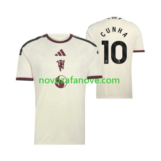 Nogometni Dres Manchester United Matheus Cunha 10 Muški Treći 2026-2027 Kratkih Rukava