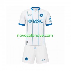 Nogometni Dres Napoli Dječji Gostujući 2026-2027 Kratkih Rukava