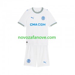 Nogometni Dres Olympique de Marseille Dječji Domaći 2026-2027 Kratkih Rukava