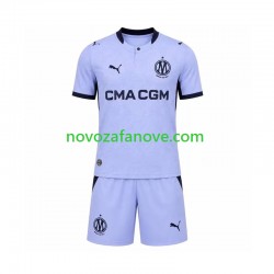 Nogometni Dres Olympique de Marseille Dječji Treći 2026-2027 Kratkih Rukava