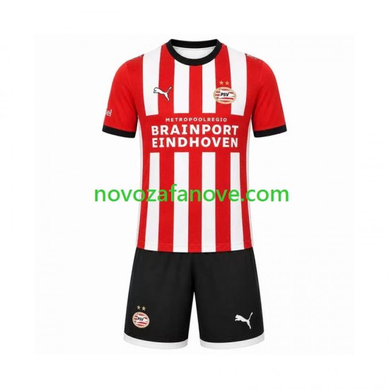 Nogometni Dres PSV Eindhoven Dječji Domaći 2026-2027 Kratkih Rukava