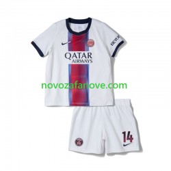 Nogometni Dres Paris Saint-Germain Desire Doue 14 Dječji Gostujući 2026-2027 Kratkih Rukava