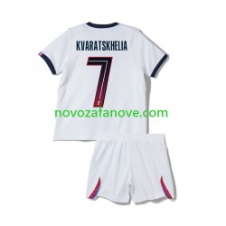 Nogometni Dres Paris Saint-Germain Khvicha Kvaratskhelia 7 Dječji Gostujući 2026-2027 Kratkih Rukava