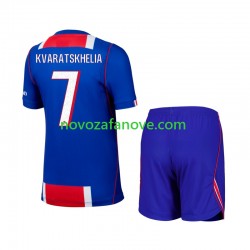 Nogometni Dres Paris Saint-Germain Khvicha Kvaratskhelia 7 Dječji Domaći 2026-2027 Kratkih Rukava
