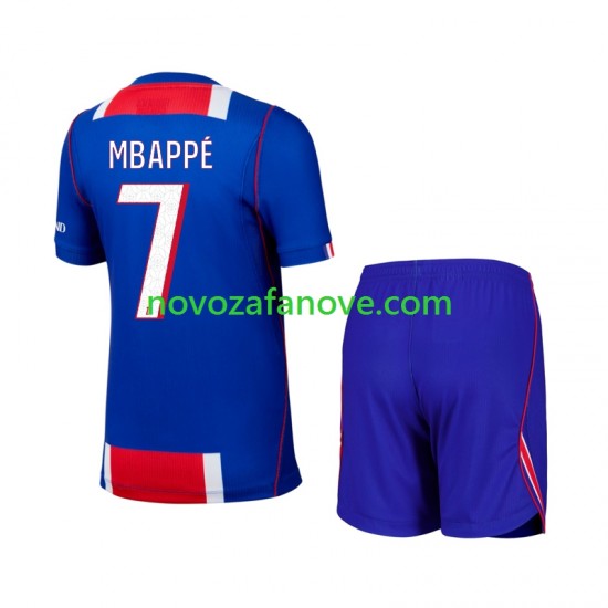 Nogometni Dres Paris Saint-Germain Mbappé Kylian 7 Dječji Domaći 2026-2027 Kratkih Rukava