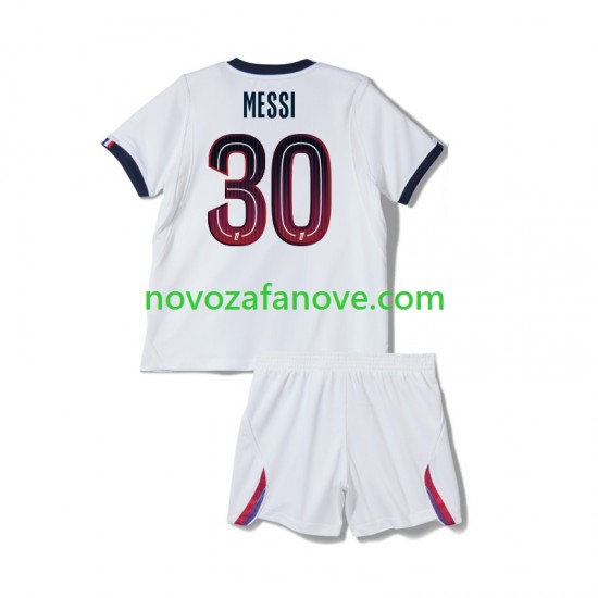 Nogometni Dres Paris Saint-Germain Lionel Messi 30 Dječji Gostujući 2026-2027 Kratkih Rukava