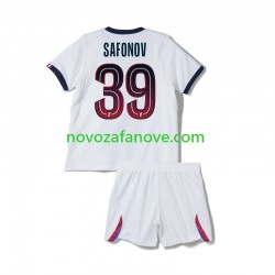 Nogometni Dres Paris Saint-Germain Matvey Safonov 39 Dječji Gostujući 2026-2027 Kratkih Rukava