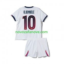 Nogometni Dres Paris Saint-Germain Ousmane Dembele 10 Dječji Gostujući 2026-2027 Kratkih Rukava