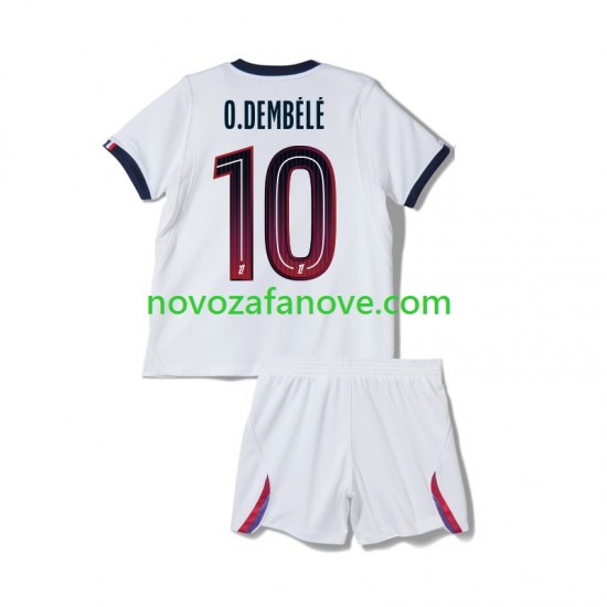 Nogometni Dres Paris Saint-Germain Ousmane Dembele 10 Dječji Gostujući 2026-2027 Kratkih Rukava