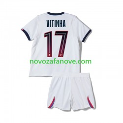 Nogometni Dres Paris Saint-Germain Vitinha 17 Dječji Gostujući 2026-2027 Kratkih Rukava