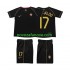 Nogometni Dres Portugal Cristiano Ronaldo 17 Retro Dječji Gostujući 2006 Kratkih Rukava
