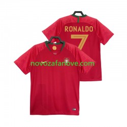 Nogometni Dres Portugal Cristiano Ronaldo 7 2018 Retro Muški Domaći Kratkih Rukava