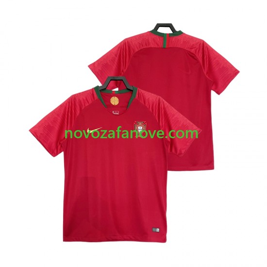 Nogometni Dres Portugal 2018 Retro Muški Domaći Kratkih Rukava