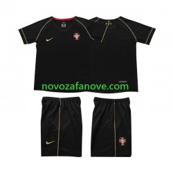 Nogometni Dres Portugal Retro Dječji Gostujući 2006 Kratkih Rukava