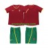 Nogometni Dres Portugal Retro Dječji Domaći 2002 Kratkih Rukava