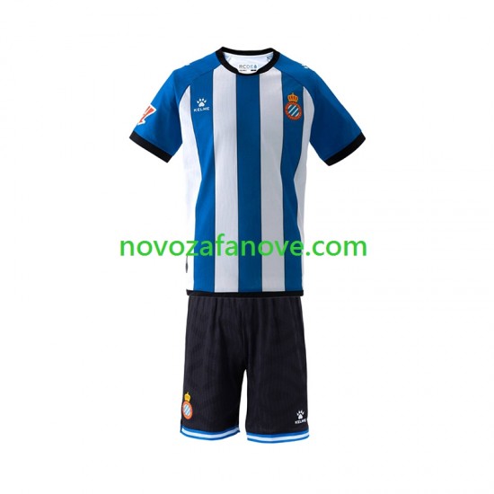 Nogometni Dres RCD Espanyol Dječji Domaći 2026-2027 Kratkih Rukava