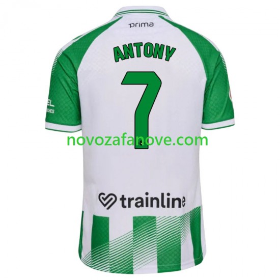 Nogometni Dres Real Betis Antony 7 Muški Domaći 2026-2027 Kratkih Rukava