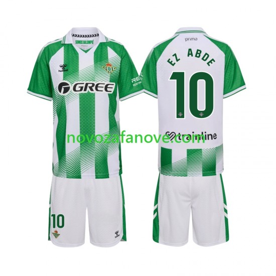 Nogometni Dres Real Betis Ez Abde 10 Dječji Domaći 2026-2027 Kratkih Rukava