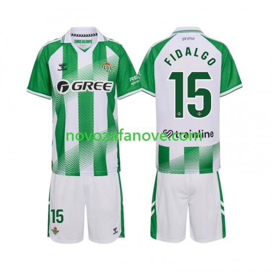 Nogometni Dres Real Betis Fidalgo 15 Dječji Domaći 2026-2027 Kratkih Rukava