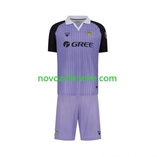 Nogometni Dres Real Betis Golmanski Retro Dječji Domaći 2025-2026 Kratkih Rukava