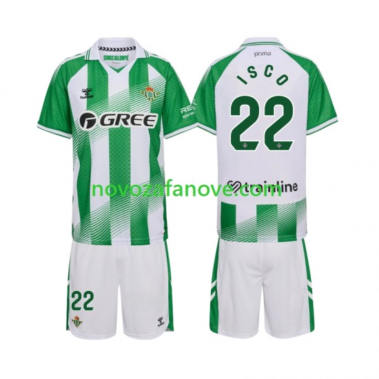 Nogometni Dres Real Betis Isco 22 Dječji Domaći 2026-2027 Kratkih Rukava