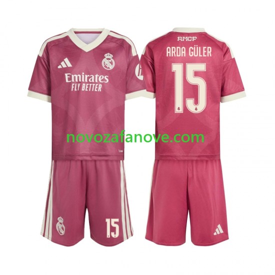 Nogometni Dres Real Madrid Arda Guler 15 Dječji Treći 2026-2027 Kratkih Rukava