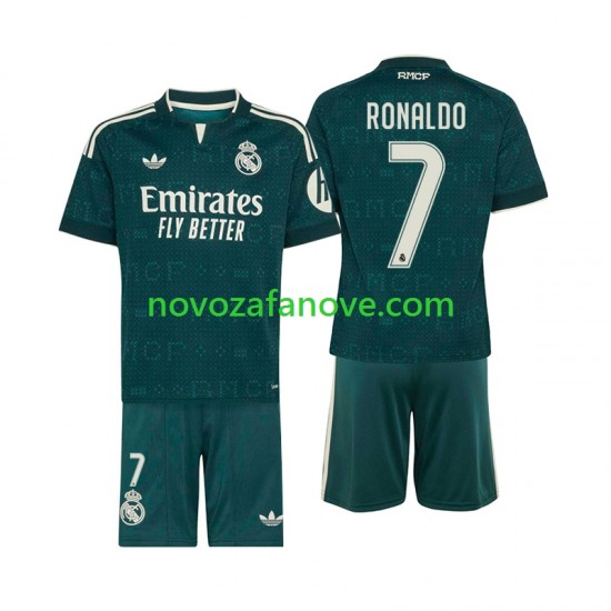 Nogometni Dres Real Madrid Cristiano Ronaldo 7 Dječji Gostujući 2026-2027 Kratkih Rukava