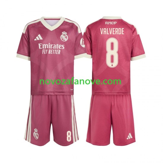 Nogometni Dres Real Madrid Federico Valverde 8 Dječji Treći 2026-2027 Kratkih Rukava