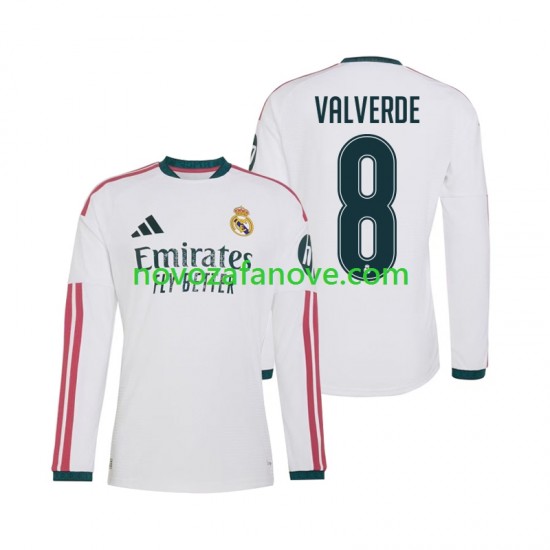 Nogometni Dres Real Madrid Federico Valverde 8 Muški Domaći 2026-2027 Dugim Rukavima