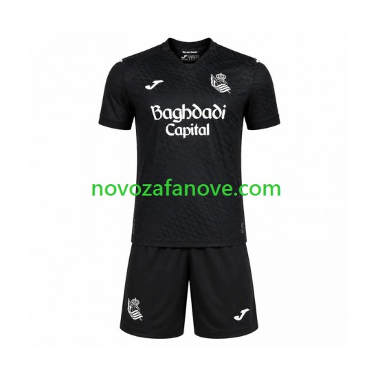 Nogometni Dres Real Sociedad Dječji Gostujući 2026-2027 Kratkih Rukava