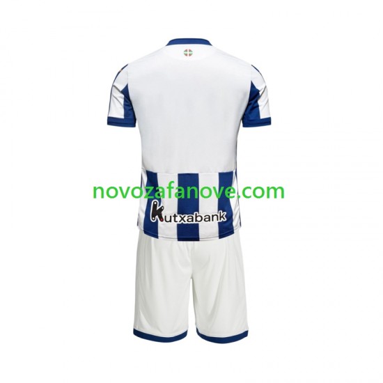 Nogometni Dres Real Sociedad Dječji Domaći 2026-2027 Kratkih Rukava