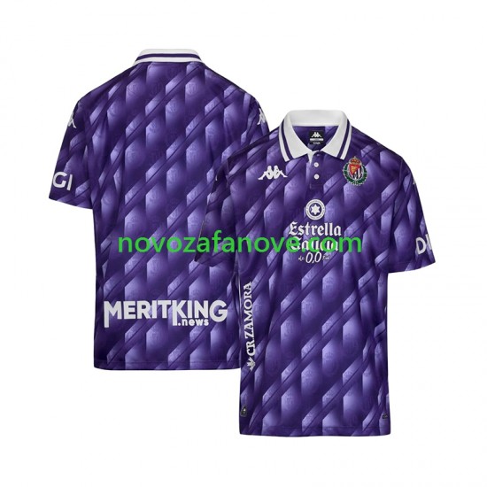 Nogometni Dres Real Valladolid Retro Muški Domaći 2025-2026 Kratkih Rukava