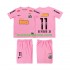 Nogometni Dres Santos Neymar JR 11 2012 2013 Retro Dječji Četvrti Kratkih Rukava