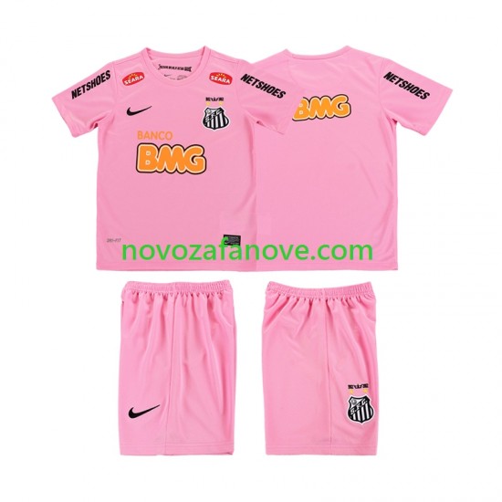Nogometni Dres Santos 2012 2013 Retro Dječji Četvrti Kratkih Rukava