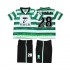 Nogometni Dres Sporting CP Cristiano Ronaldo 28 2000 Retro Dječji Domaći 1999 Kratkih Rukava
