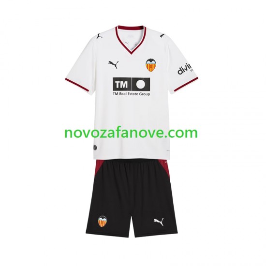 Nogometni Dres Valencia CF Dječji Domaći 2026-2027 Kratkih Rukava