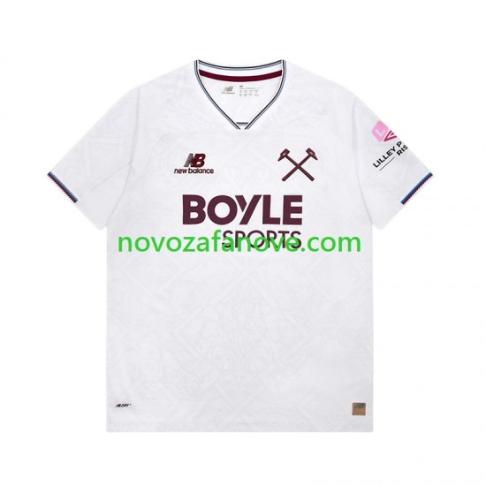 Nogometni Dres West Ham United Muški Gostujući 2026-2027 Kratkih Rukava