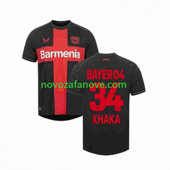 Nogometni Dres Bayer 04 Leverkusen Granit Xhaka 34 Muški Domaći 2023-2024 Kratkih Rukava