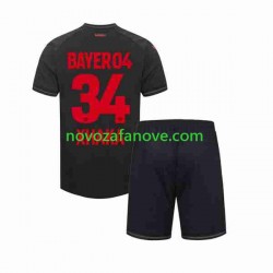 Nogometni Dres Bayer 04 Leverkusen Granit Xhaka 34 Dječji Domaći 2023-2024 Kratkih Rukava