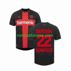 Nogometni Dres Bayer 04 Leverkusen Victor Boniface 22 Muški Domaći 2023-2024 Kratkih Rukava